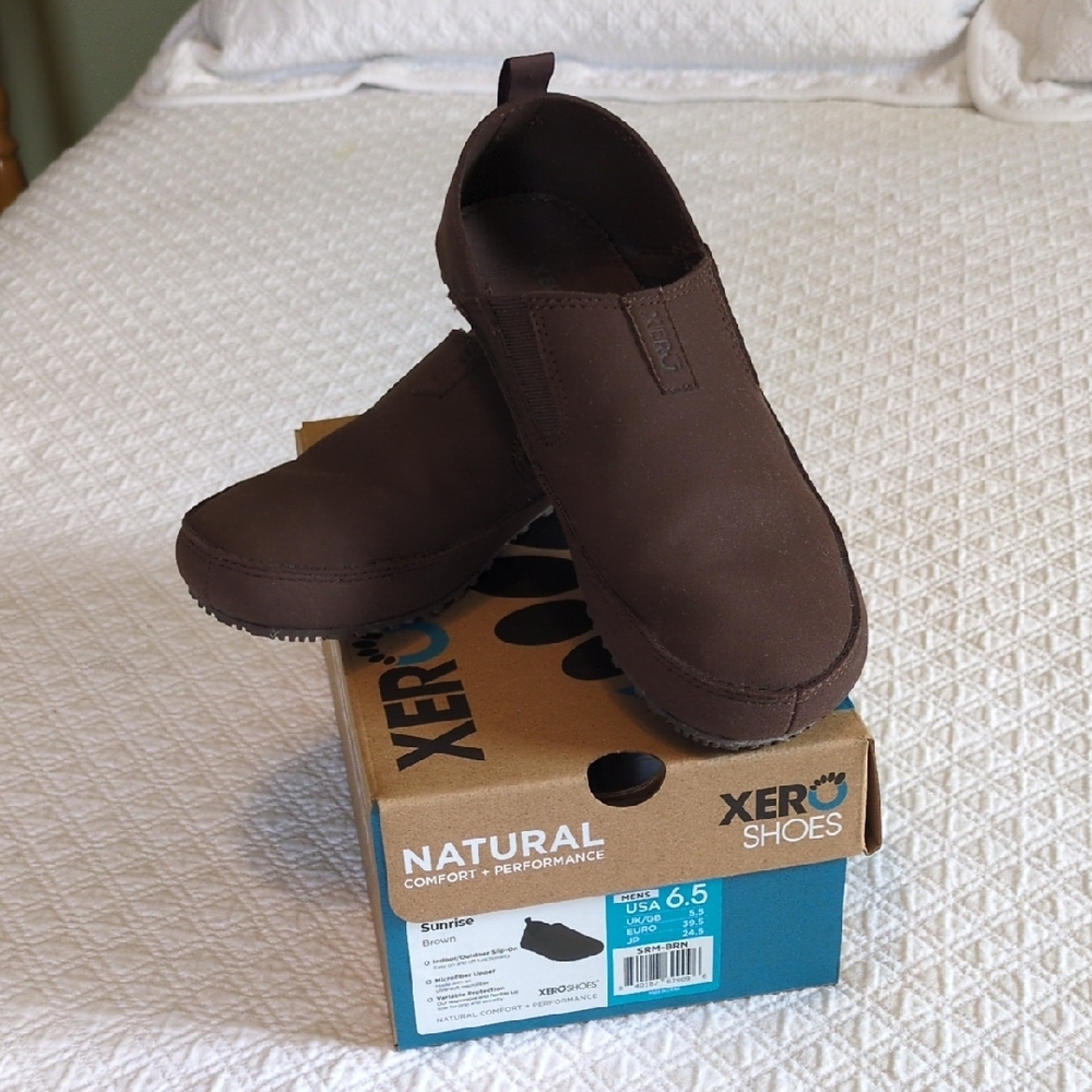 Xero Shoes Sunrise in Brown (Men's 6.5 = Women's 8)